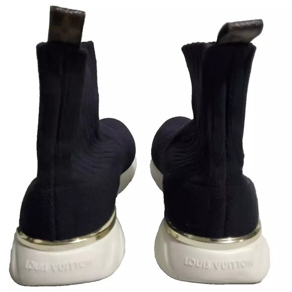 LOUIS VUITTON AFTERGAME SOCK SNEAKERS PATCH FABRIC 39 IN GREAT CONDITION! - Picture 12 of 16